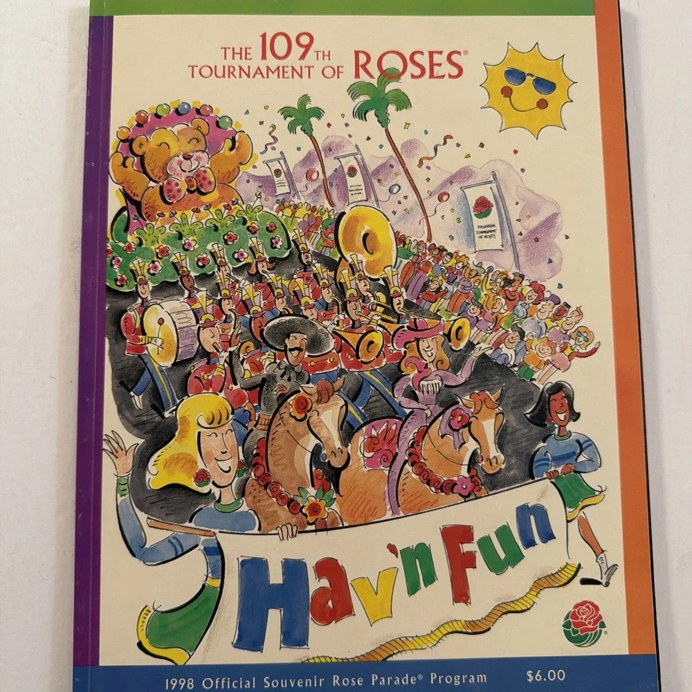 109th Tournament Of Roses Parade Official 1998 Program Carol Burnett